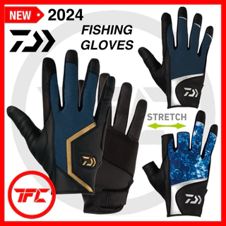 Daiwa Outdoor Breathable Fishing Gloves 3 Fingers Cut