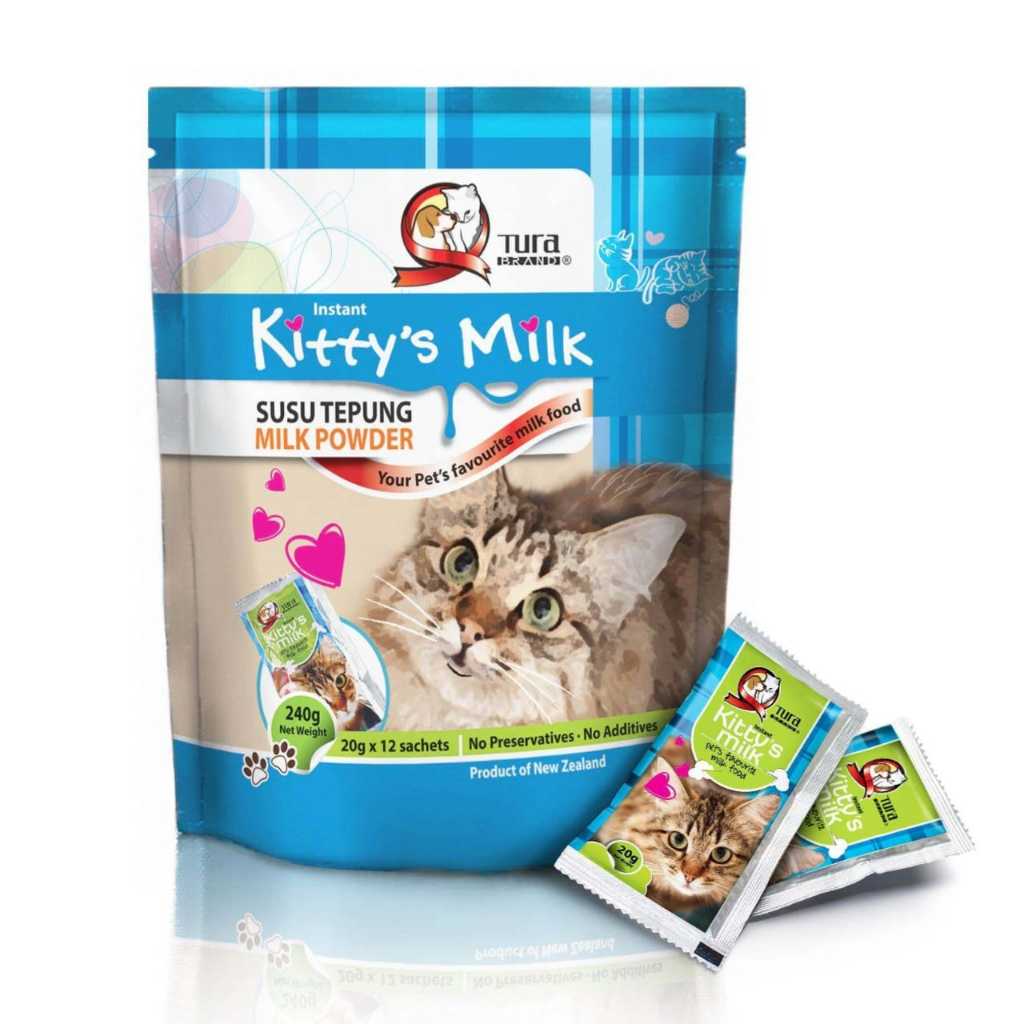 Tura Kitty’s Cat Milk Powder (12 sachet x 20g) Cat Milk Powder / Tepung ...