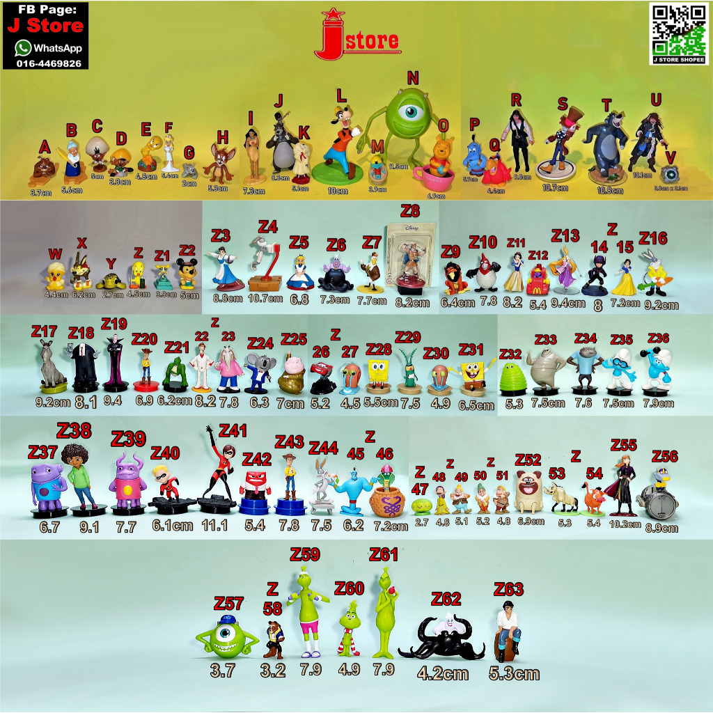 Disney infinity Pixar Warner brothers collection ( J Store ) | Shopee ...