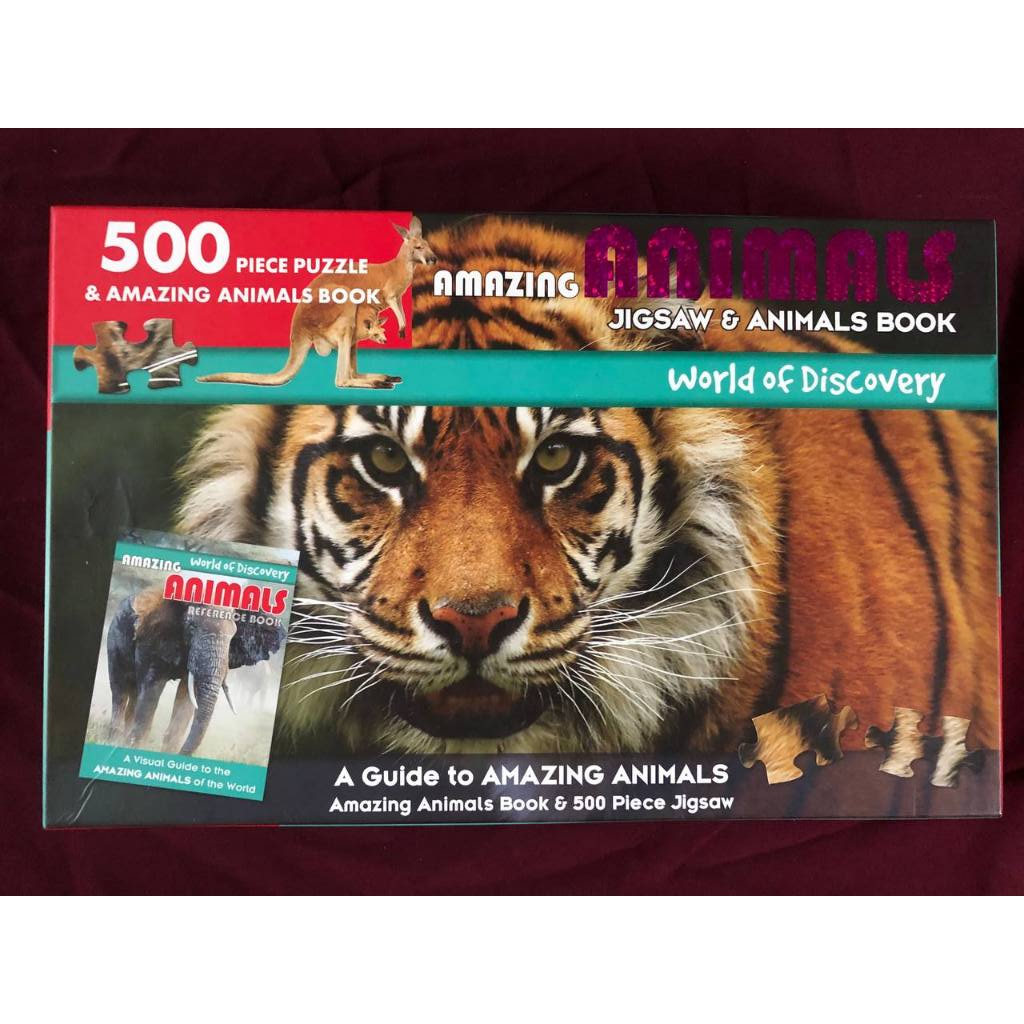 A Guide to Amazing Animals: Amazing Animals Book & 500 Piece Jigsaw ...