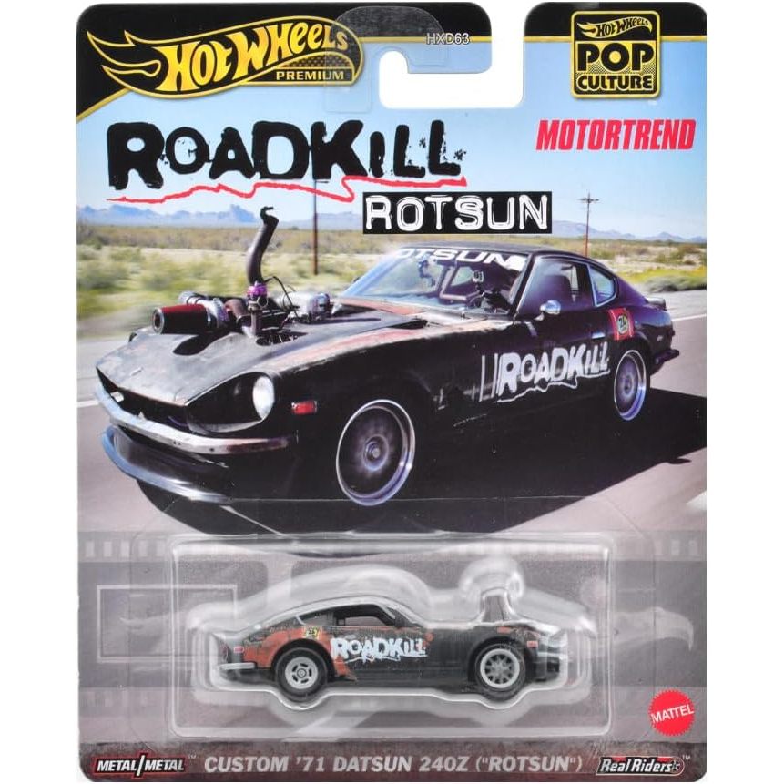Hot Wheels Premium Custom 71 Datsun 240Z [HW 1971 Roadkill Rotsun ...