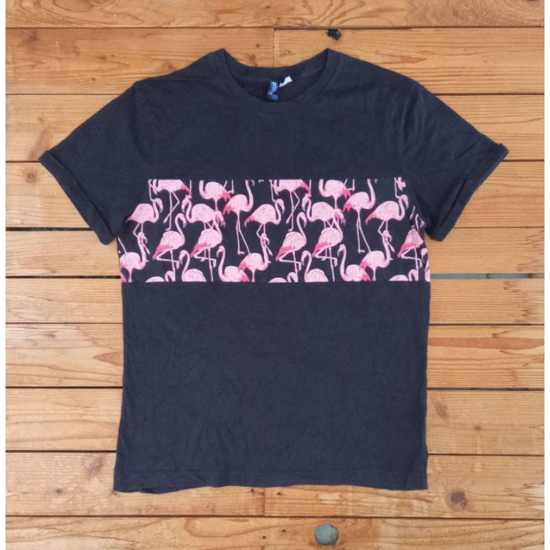 Tshirt H&M Flamingo (M fit S) | Shopee Malaysia