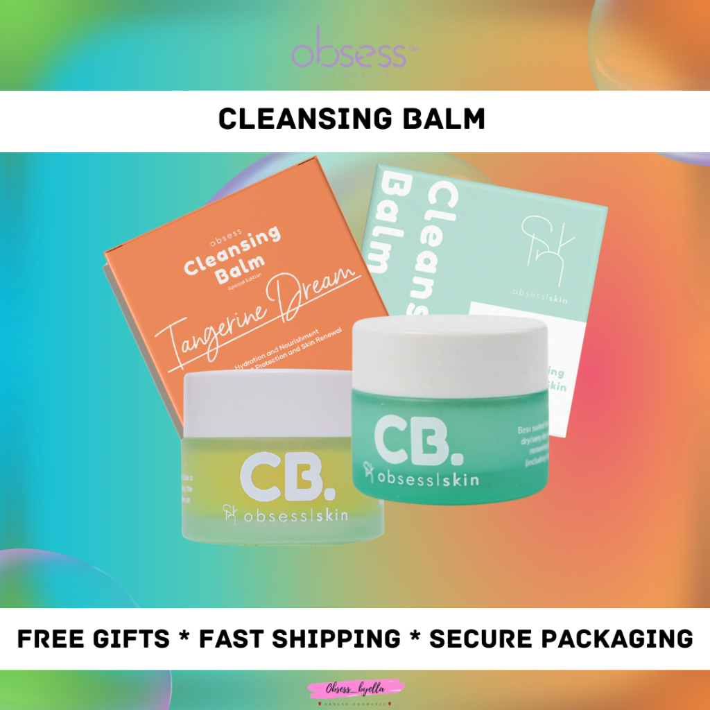 [SALE] CLEANSING BALM OBSESS COSMETIC FACIAL OIL MAKEUP REMOVER ORIGINAL HQ Shopee Malaysia