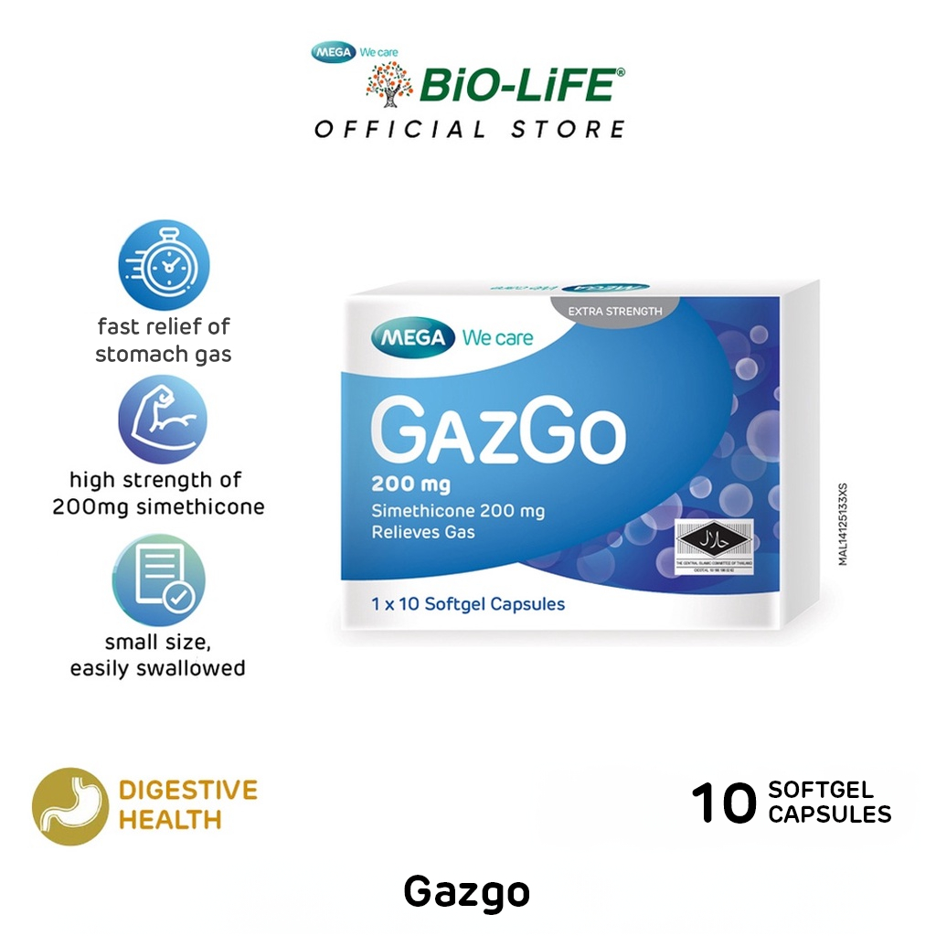 Gazgo 10 capsules (EXPIRY DATE NOVEMBER 2026) Shopee Malaysia