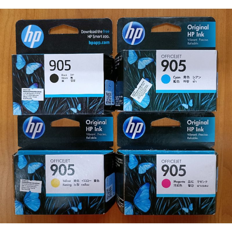 HP (Original) 905 905XL BK/C/M/Y INK CARTRIDGES | Shopee Malaysia
