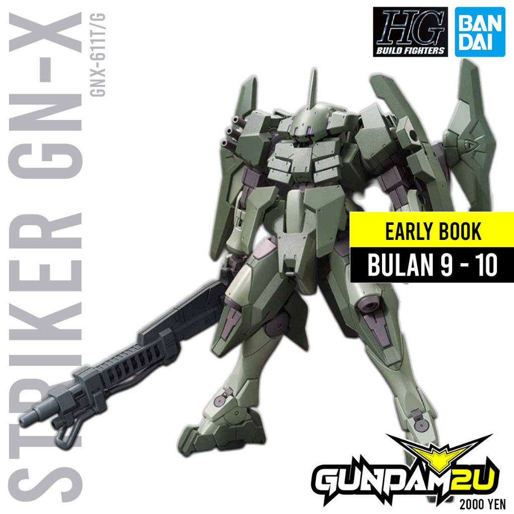 G2UEB BANDAI HG 1/144 Striker GN-X - High Grade HGBF 065 Gundam Build ...