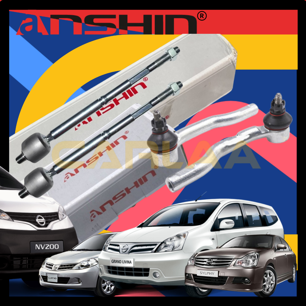 ANSHIN JAPAN QUALITY【LIVINA LATIO SYLPHY NV200 】NISSAN RACK END/TIE ROD ...