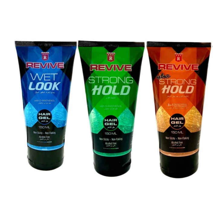 Revive Hair Gel 150mlwet Look Strong Hold Extra Strong Hair Cream Shopee Malaysia 