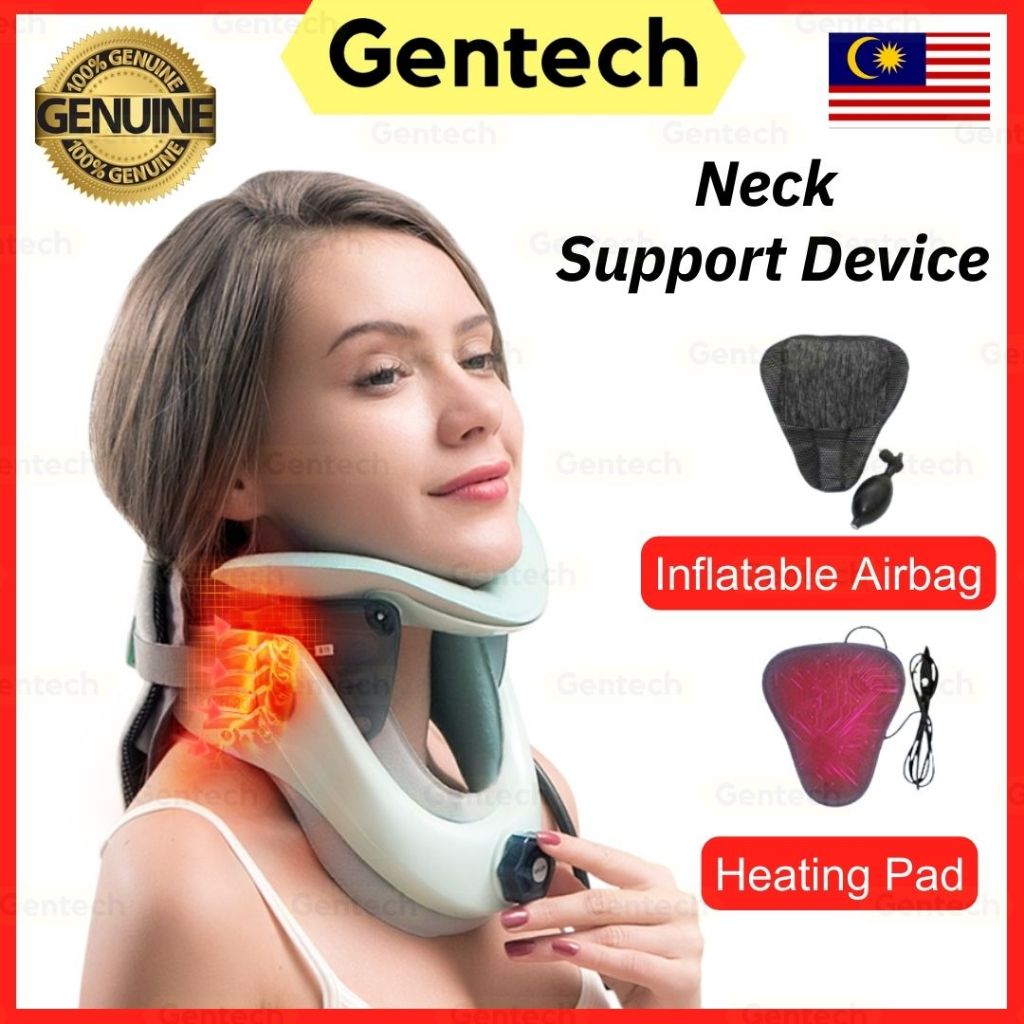 Neck Support Inflatable Cervical Traction Neck Stretcher Device Support ...
