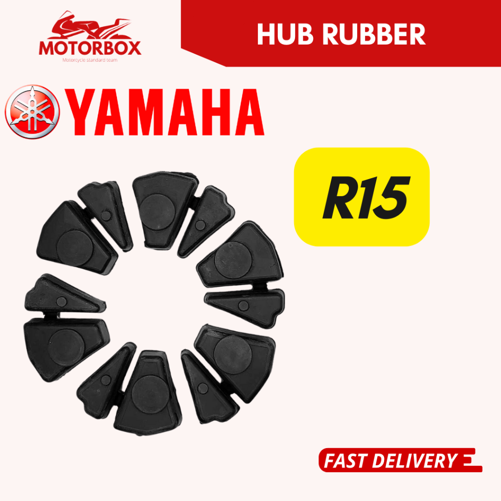 Yamaha R15 Hub Rubber Set R15 R 15 R 15 Sprocket Hub Getah Spocket Hub Damper Shopee Malaysia 7590