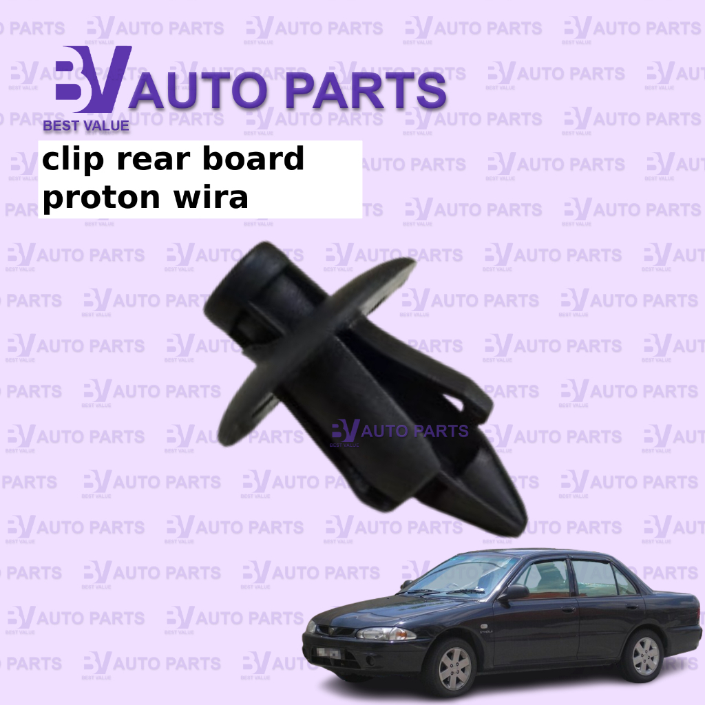 PROTON WIRA TRIM DOOR BOARD CLIP REAR Bumper clip BROWN COLOR