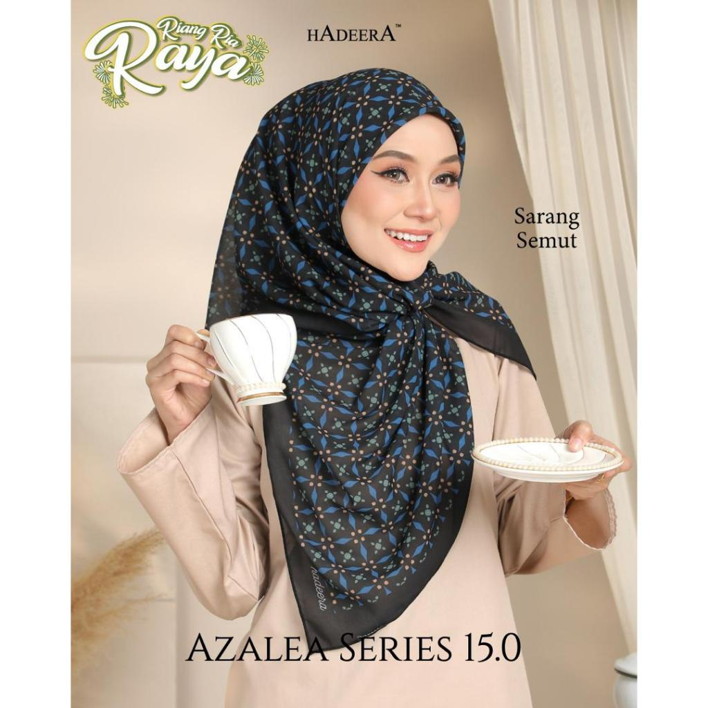 Tudung Bawal AZALEA SERIES 15.0 Jenama HADEERA (Bawal Tanpa Gosok Edisi ...