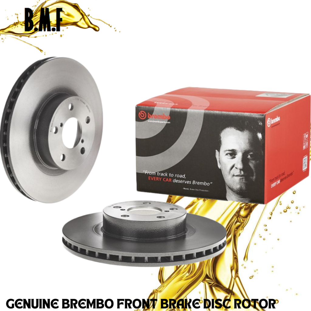 GENUINE BREMBO FRONT BRAKE DISC ROTOR MERCEDES BENZ W253 GLC200 W213 ...