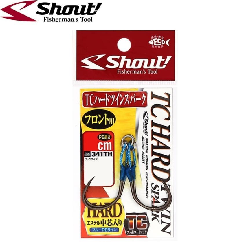 Hameçons Assist Hook Shout 334-HS TC Hard Spark – Taille 4/0, Lot De 2