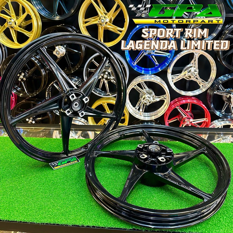 SPORT RIM CUTTING LAGENDA LIMITED BLACK GOLD Y15ZR Y16ZR LC1354S ...