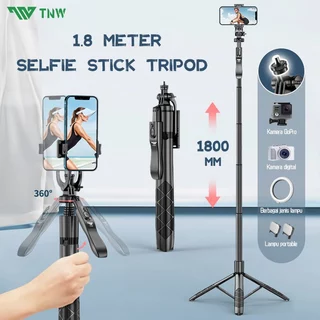 TNW L16/L18 Wireless Selfie Stick Tripod Bluetooth Remote Monopod Stand 3 in 1 Stand Phone Tripod for Gopro CameraStand