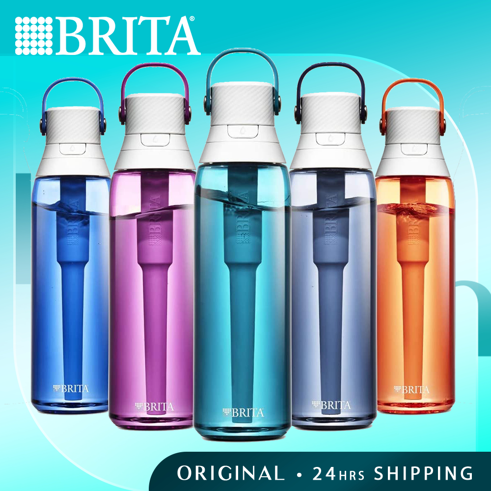 Brita Premium Filtering Water Bottle with Filter BPA Hard Sided
