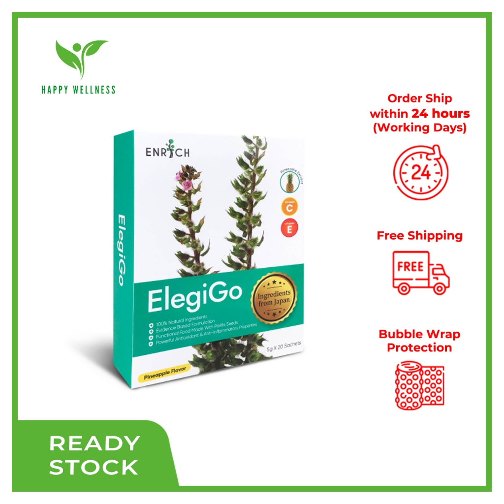 Enrich Elegigo Pineapple Flavor 5g x 20s Anti Allergy Relieve for Sinus
