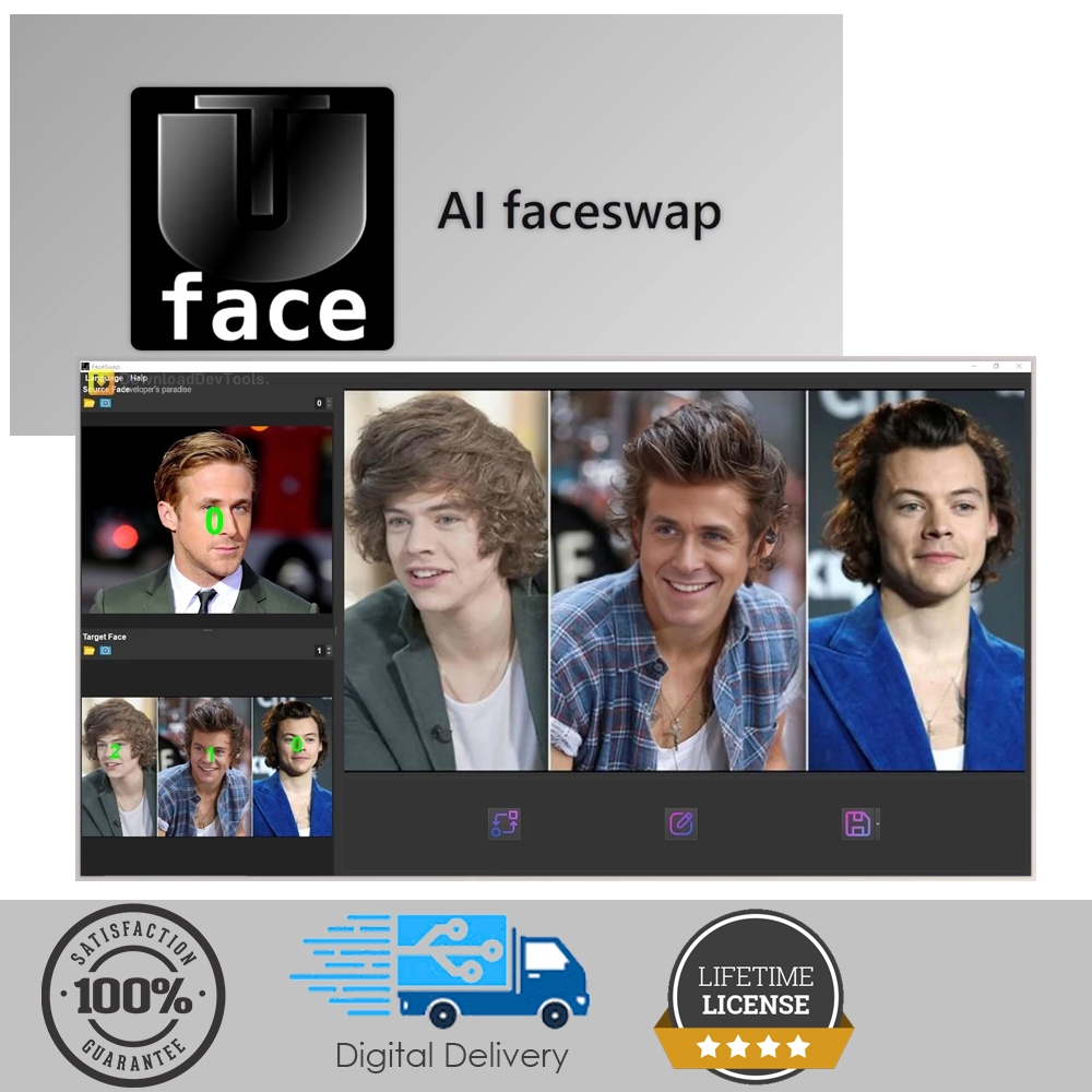 AI FaceSwap photo 2.5.4/ video 1.2.4 latest 2024 (win) Shopee Malaysia