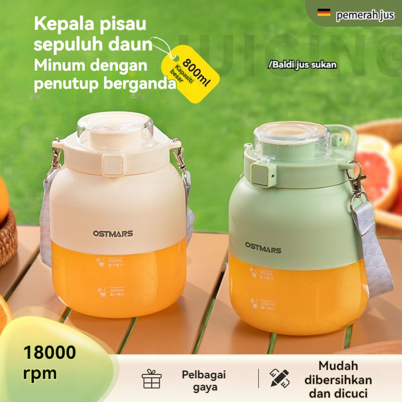 Pemerah mudah alih cawan jus buah-buahan isi rumah pelbagai fungsi800ml ...