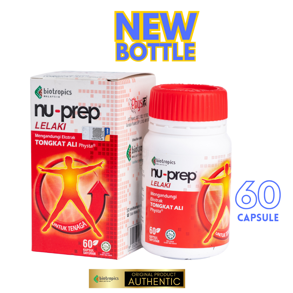 Nu-Prep Lelaki Health Supplement (60 Capsules) | Shopee Malaysia