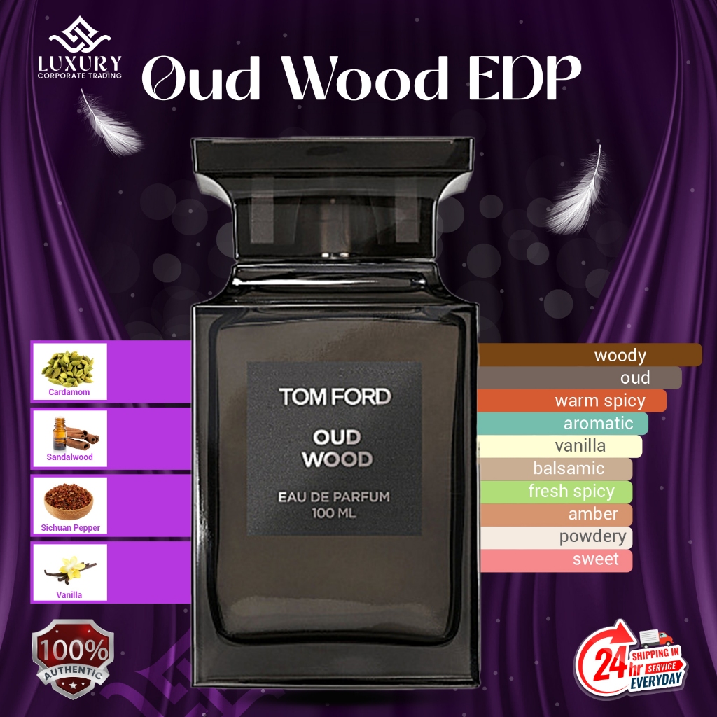 💯Ford Oud Wood For Women And Men Eau De Parfum 100 Ml (Daily Postage