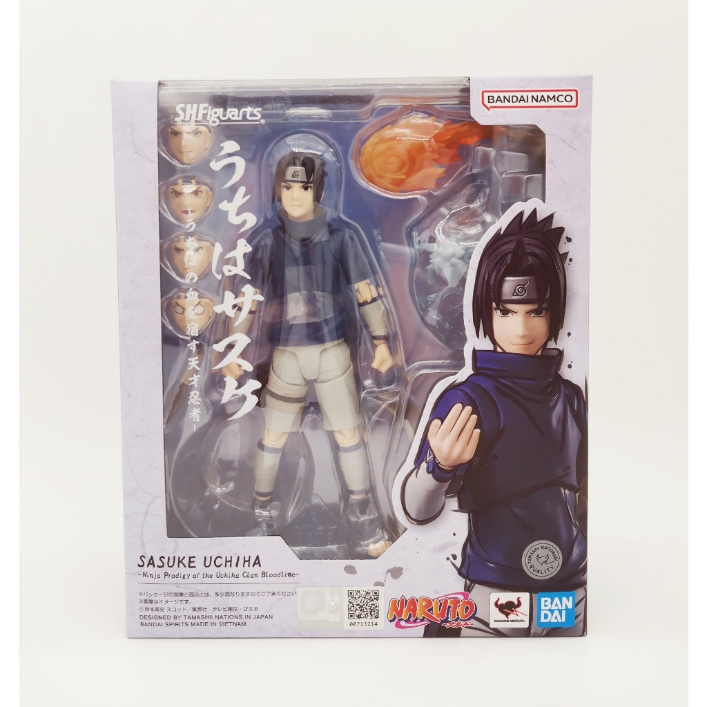 Bandai - SHF S.H.Figuarts - Naruto - Sasuke Uchiha - Ninja Prodigy of ...