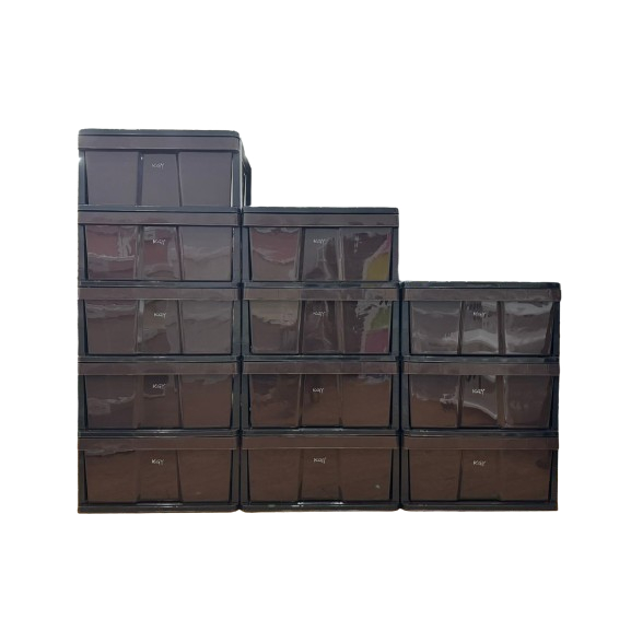 Super Big 5 Tier Plastic Drawer Storage Drawer Plastic Cabinet Cupboard ...