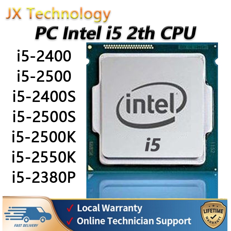 PC Intel Core i5 2400 2400S 2500 2500S 2500K 2550K 2380P CPU Desktop ...