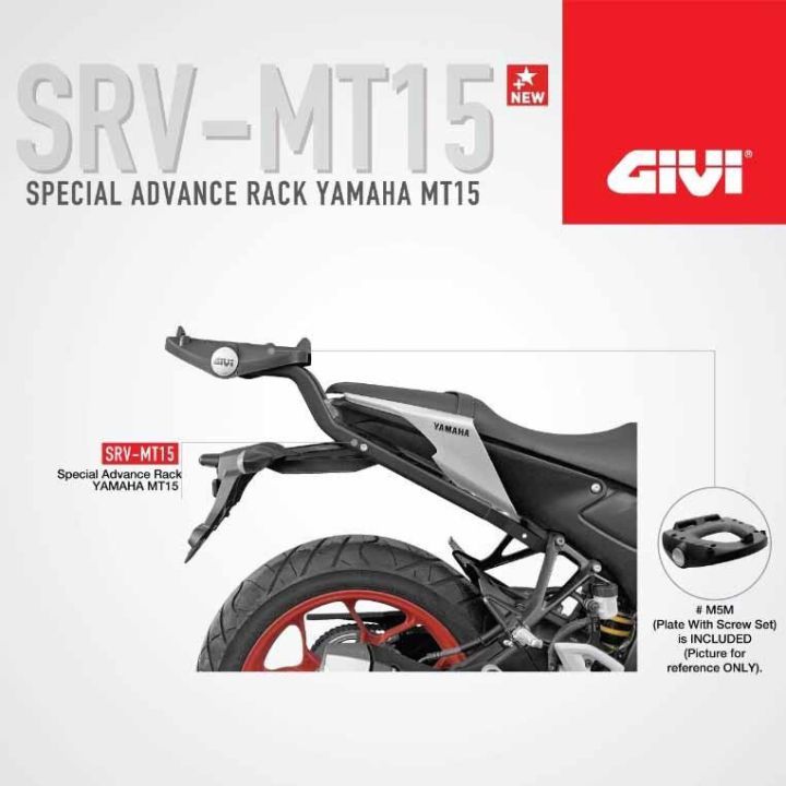 GIVI HEAVY DUTY RACK J YAMAHA MT15 ORIGINAL ( GIVI J RACK MT15 ...