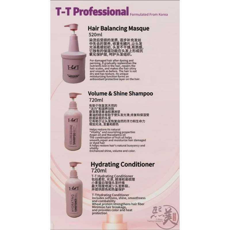 TT Motion Shampoo/Conditioner/Hair Balancing Masque Original | Shopee ...
