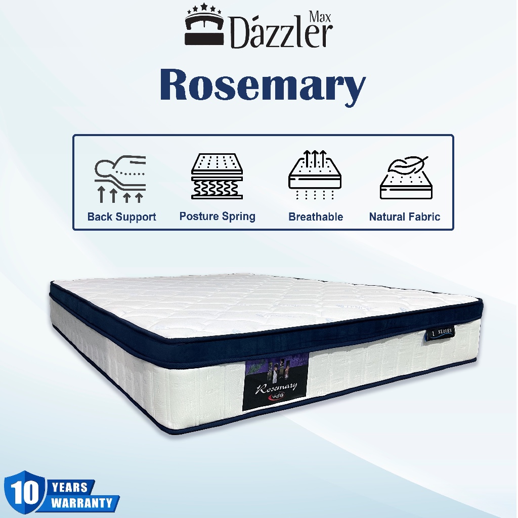【Free Shipping】Dazzler Max 11 Inch Wynee Posture Spring Mattress Tencel ...
