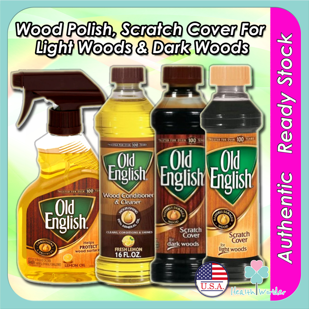 Genuine USA Old English Lemon Oil Furniture Polish helps protect wood