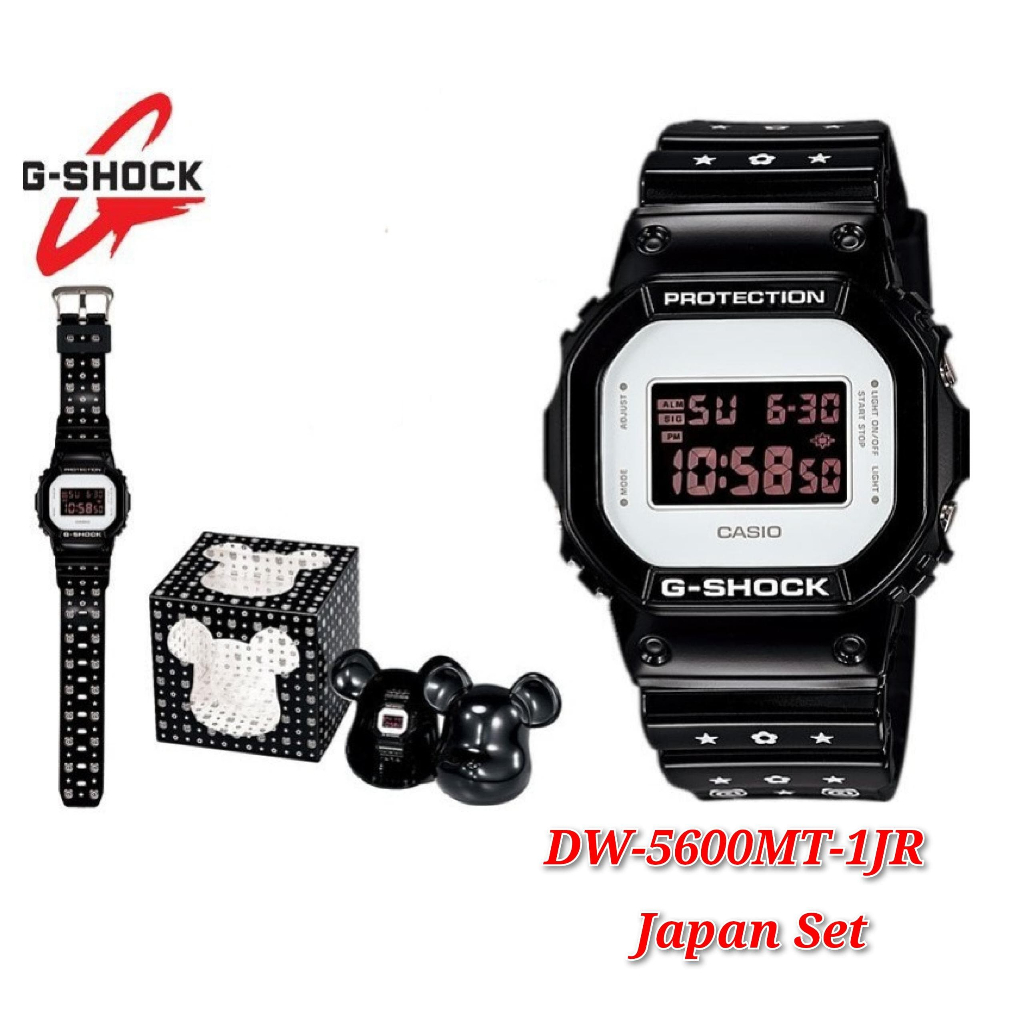 未使用品　G-SHOCK×BE@RBRICK　DW-5600MT-1JR Casio G-Shock x Bearbrick 腕時計 DW-5600MT-1JR BE@RBRICK ベア