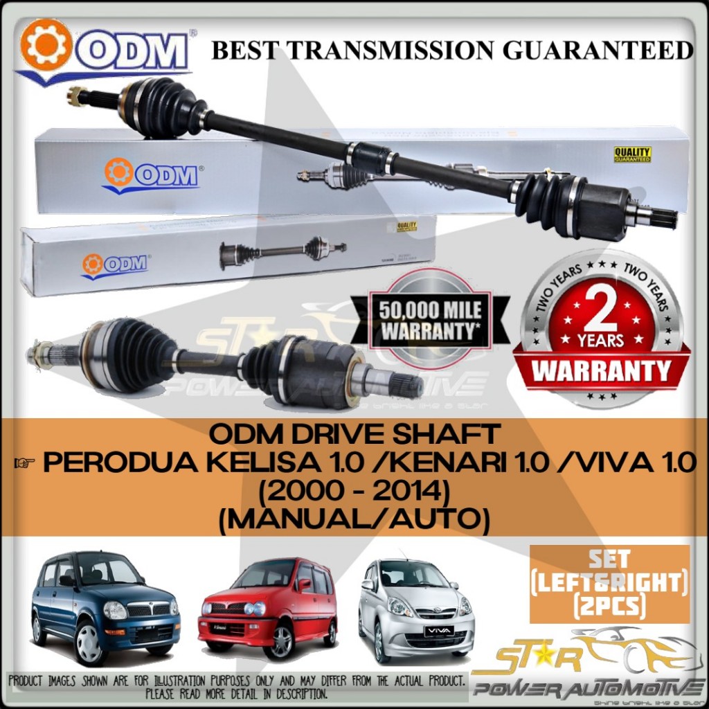 PERODUA KELISA / KENARI / VIVA (20002014) ODM (CYCAR) DRIVE SHAFT