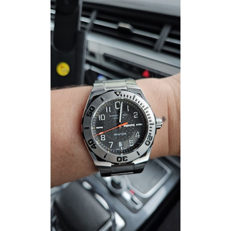 Hamilton Khaki Navy Sub Auto Watch Only Shopee Malaysia