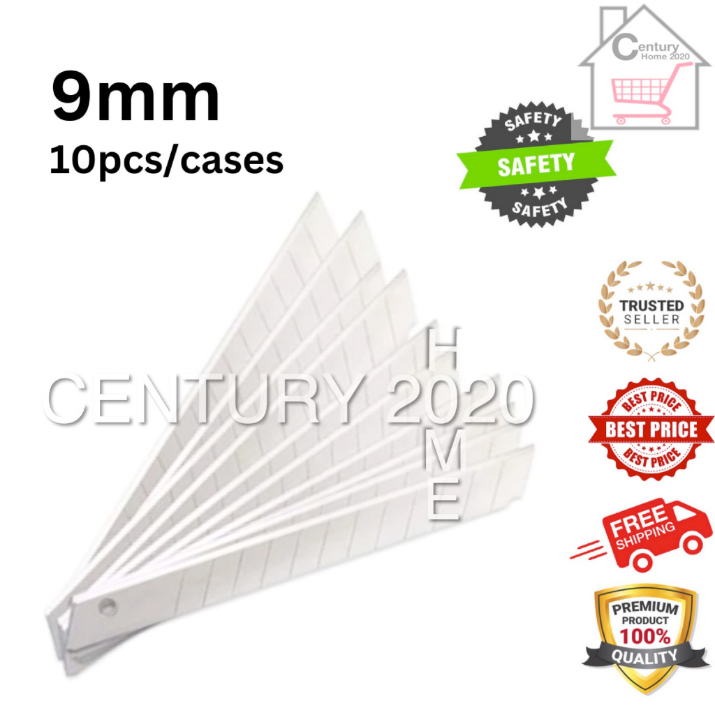 Cutter Refill Replacement Stainless Steel Blade For Utility Knife 9mm ...