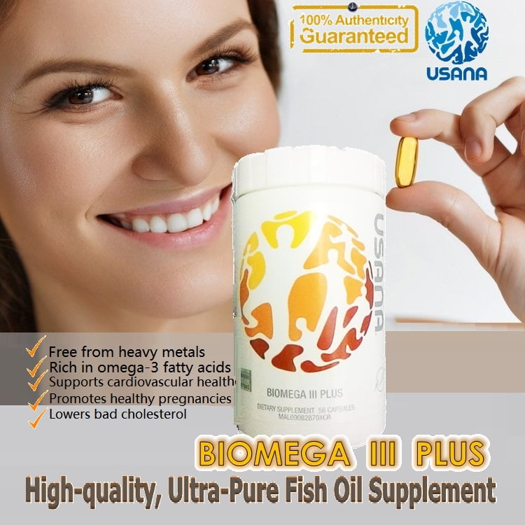 USANA Biomega III Plus Exp 11/2025 (100% ORIGINAL) (EPA+DHA) READY ...