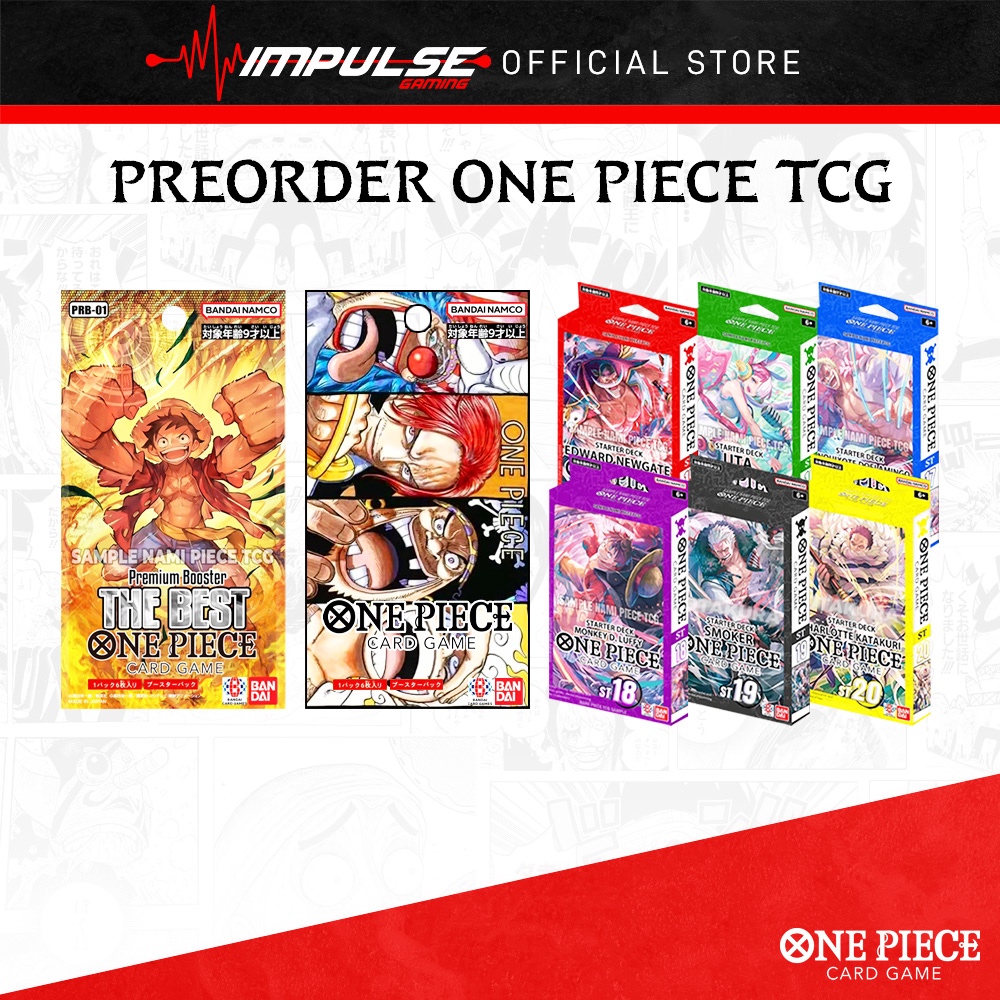 MTH Op Model Trains One Piece Card Game Booster Box (Japanese) - OP-11,  EB-02, OP-10, OP-09 & More Options One Piece Cards English