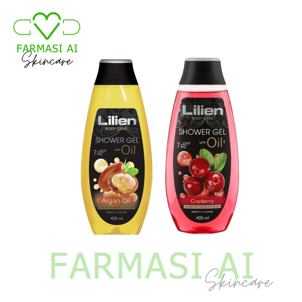 Lilien Shower Gel with Oil (Cranberry / Argan Oil) 400ml (Expiry Date