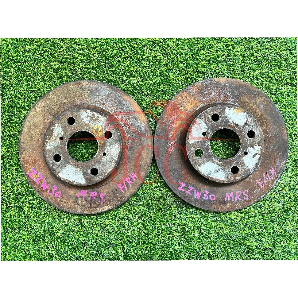 TOYOTA MRS ZZW30 FRONT DISK ROTOR SET JAPAN USED[1A-4D-C-204] | Shopee ...