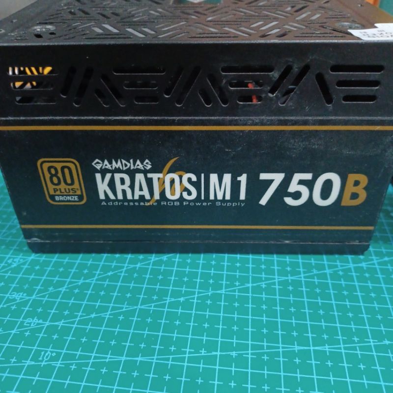 GAMDIAS KRATOS M1750B (750W) 80 PLUS Bronze PSU (Used) Shopee Malaysia