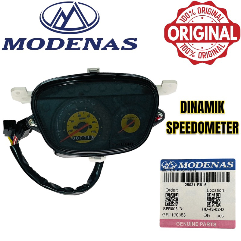 MODENAS DINAMIK 100% ORIGINAL SPEEDOMETER ASSY DINAMIK 120 MODENAS ...