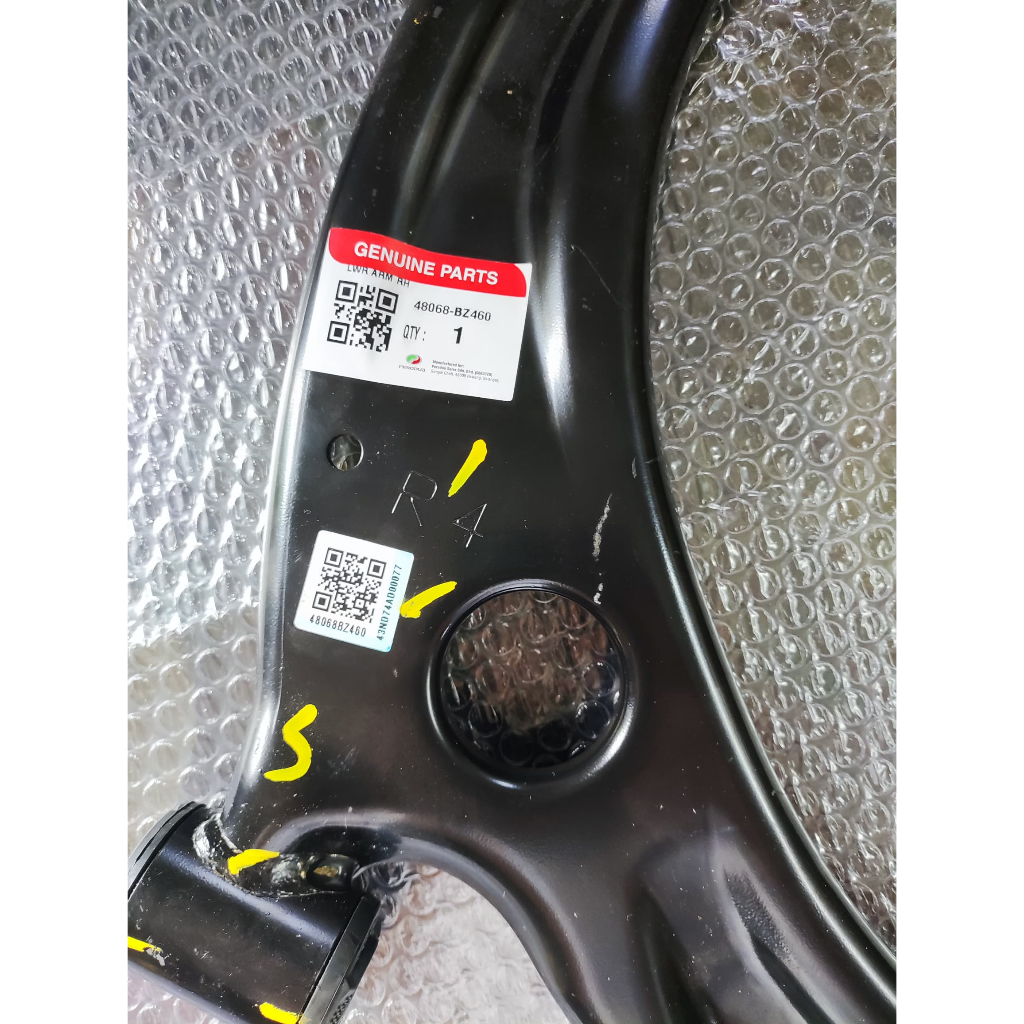 48069-BZ460/48068-BZ460 P/AXIA NEW LOWER ARM 2023 ORIGINAL