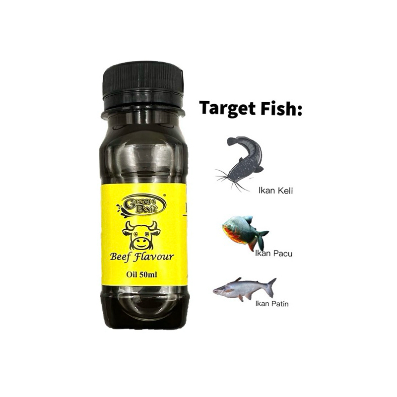 Greenbait Beef Oil Flavour 50ml Fishing Bait (Perisa Umpan Minyak Lembu