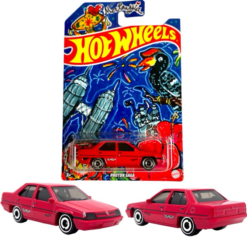 (Rare Factory Error) Hotwheels Special Edition 1985 Proton Saga (Saga ...