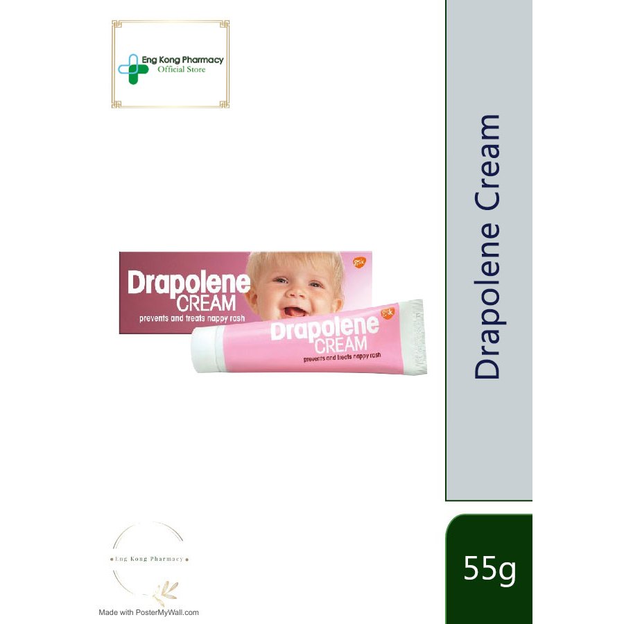 DRAPOLENE CREME (PREVENTS AND TREATS NAPPY RASH) (55G) | Shopee Malaysia