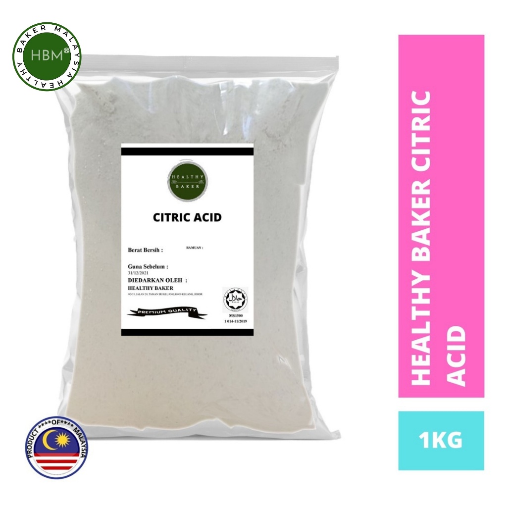 Ready Stock Citric Acid Asid Sitrik Anhydrous Usp Ep Bp Food Grade Shopee Malaysia