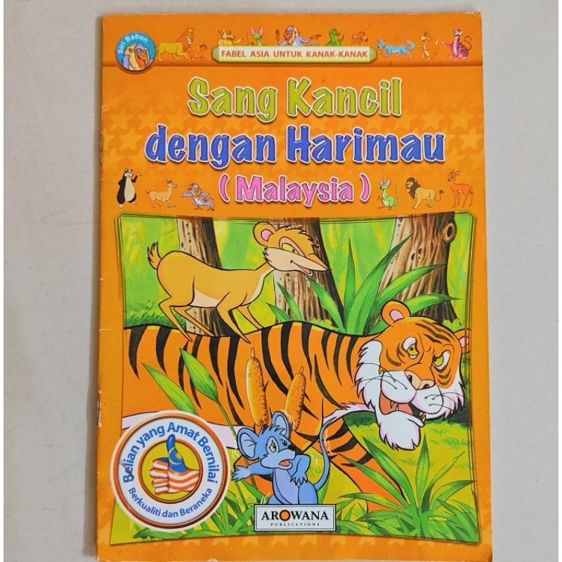 Fabel Asia until kanak-kanak Buku Cerita tadika murid Sekolah Rendah ...