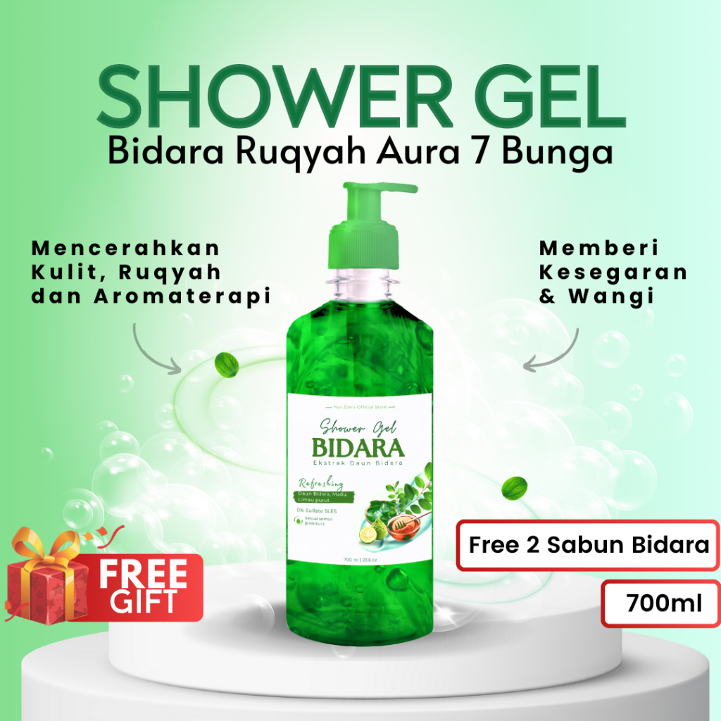 🔥𝗦𝗵𝗼𝘄𝗲𝗿 𝗚𝗲𝗹 𝗦𝗮𝗯𝘂𝗻 𝗠𝗮𝗻𝗱𝗶𝗮𝗻 𝗕𝗶𝗱𝗮𝗿𝗮 𝗔𝘂𝗿𝗮 𝟳 𝗕𝘂𝗻𝗴𝗮, Cerahkan Kulit Wangi